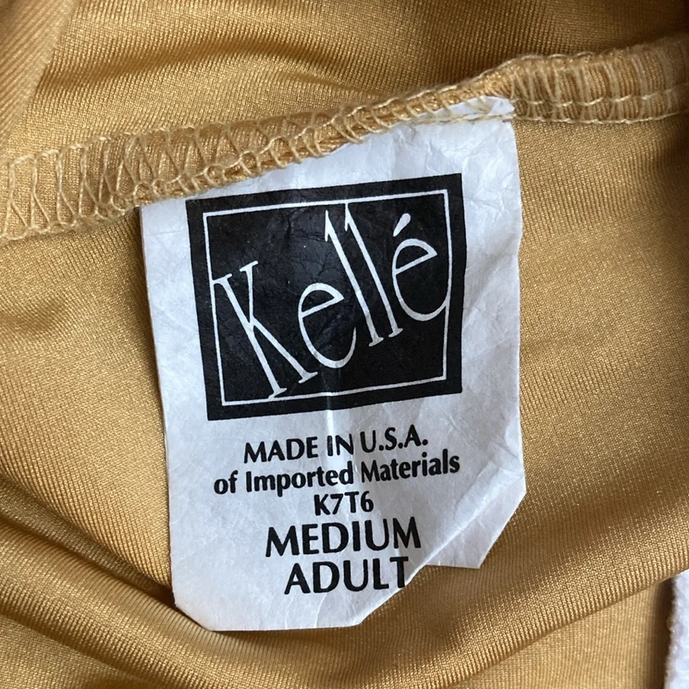 Kelle V-Neckline w/ Metallic Trim and Accented at Waistline